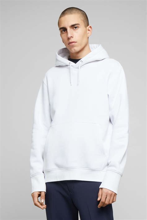 Mens White Hoodies 